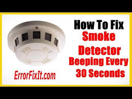 Smoke Detector Beeping Every 30 Seconds How To Fix It Youtube