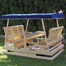 Keystone Wood Double Amish Glider Backyard Furniture Furniture Gliders Amish Outdoor Furniture