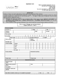 Please complete each section, even if you attach a resume. Unisa Application Form Fill Out And Sign Printable Pdf Template Signnow