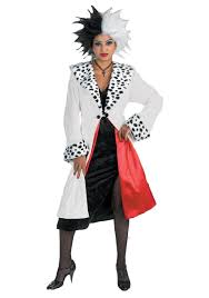 Set in 1970s london amidst the punk rock revolution, the movie follows a young grifter named estella and reveals the series of events that cause her to embrace her wicked side and become the raucous and revenge. Prestige Adult Cruella De Vil Costume