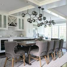 Frosted Glass Dining Room Cabinets Design Ideas