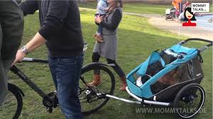 Croozer Kid Plus For 1 Fahrradanhangerbuggy Bewertung Video Youtube