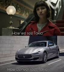 How Denver Sees Tokyo In Money Heist In 2021 Funny Instagram Memes Memes Weekend Meme