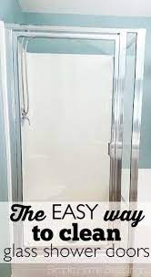 How To Clean Glass Shower Doors The Easy Way With Images Glass Shower Glass Shower Doors Shower Cleaner
