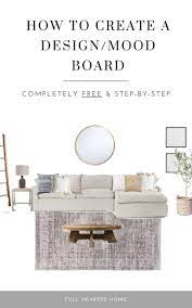 How To Create A Design Board Completely Free How To Create A Mood Board Free Room Design Board Design Interior Design Mood Board Mood Board Design