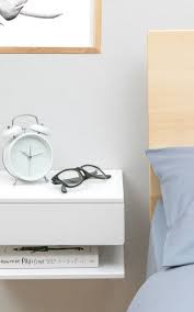 Floating Bedside Table With Drawer And Shelf In 2020 Floating Bedside Shelf Bedside Table Decor