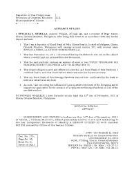 This can be a simple replacement of the lost passbook but it can also mean closing the entire account and opening a new one for security purposes. Affidavit Of Loss Passbook Semila Affidavit Government Information