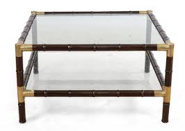 **free delivery is for england mainland only, all Faux Bamboo Glass Square Coffee Table