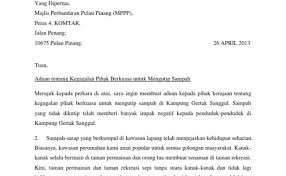 Surat dinas ini termasuk surat resmi yang isi tulisannya tentang berbagai hal yang memiliki kaitan dengan pemberitahuian atau pengumuman, izin, sebuah mandate atau penugasan, dan sebagainya, ditujukan kepada pihak staff atau karyawan dari lembaga. Contoh Surat Rasmi Tentang Aduan Harga Makanan Yang Mahal Portal Rasmi Jabatan Penyiaran Malaysia Contoh Surat Penagihan Hutang Pemberitahuan Tunggakan Perusahaan Welcome To The Blog