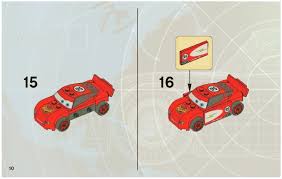 Lego 8200 Lightning Mcqueen Instructions Cars