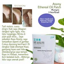 Very soothing and calming smell and i immediately so many ways to use this ethereal oil patch right? Atomy Herbal Patch Atomy Ethereal Oil Patch Made In Taiwan