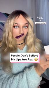 Having to prove my lips are real 🙃 🎥: IG/sanderareels