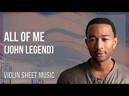 Instrumental solo in ab major. Violin Sheet Music How To Play All Of Me By John Legend Youtube