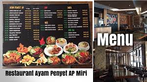 Malay, local, drinks, muslim, indonesian, halal. Ayam Penyet Ap Restaurant Miri Menu With Price List Miri City Sharing