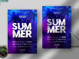 Starting from club, party, business & more psd free flyers download the ladies party psd flyer template for free. Summer Vibe Free Psd Flyer Template Pixelflyers