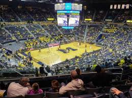 Crisler Center Section 209 Home Of Michigan Wolverines