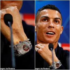 Check spelling or type a new query. Juventus Cristiano Ronaldo Shows Off Incredible N568 8m Diamond Watch Sports Nigeria