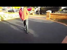 The soil acts as a transition from when compared to the edges of a concrete driveway, the edges of an asphalt driveway look very different. Asphalt Driveway With Brick Border Dublin Youtube