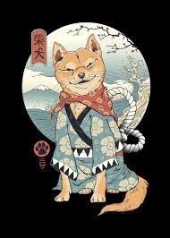Shiba Inu Metal Poster Vp Trinidad Displate Japan Art Japanese Artwork Japanese Pop Art