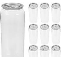 Amazon.com: Cabilock 10Pcs 500ml Transparent Plastic Canned ...