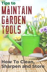 How to clean and store garden tools. How To Save Money By Maintaining Your Garden Tools In 2020 Small Garden Tools Garden Tools Garden Tool Maintenance