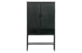 Kann komplett zerlegt und beliebig erweitert werden. Woood Wish 2 Turiger Schrank Metall Schwarz Orangehaus