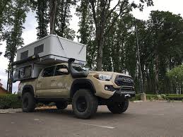The toyota tacoma, engineered for adventure. Fully Built Adventure Ready Tacoma And Four Wheel Camper Expedition Portal Tacoma Pickup Trucks Camping Camper