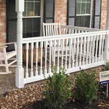 Metal railings generally can cost between $40 to around $100 per foot of railing material depending upon the system. 42 Addison Vinyl Railing Weatherables