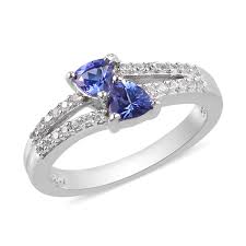 Tanzanite jewelry from kay is gorgeous as a gift for a december . Shop Lc Jewelry For Her 925 Sterling Silver Trillion Blue Tanzanite