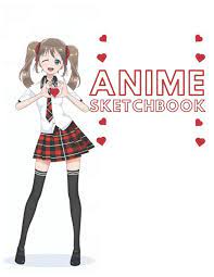 Maybe you would like to learn more about one of these? Anime Sketchbook Japanese Manga Personalized Sketch Book To Sketching Drawing Or Coloring Gift Idea For Teen Artists To Learn Practice On Blank Paper Cool Cartoon Character Cover Design Creations