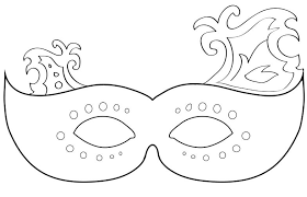 It is a gorgeous image of a masquerade mask perfect for that ball. Free Mardi Gras Mask Templates For Kids And Adults