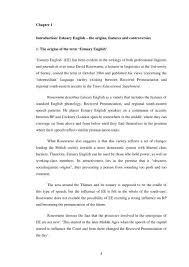 Question marks (¿ and ?) are the + and _ symbols respectively. 4 Chapter 1 Introduction Estuary English The Origins Eriding