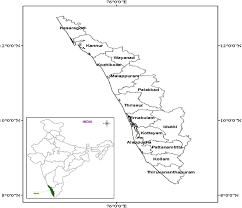 Kerala state have 14 districts, which are divided on the basis of geographical, historical and cultural similarities. Map Showing Different Districts Of Kerala Download Scientific Diagram
