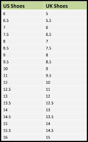 Adidas Shoe Size Chart Uk Www Bedowntowndaytona Com