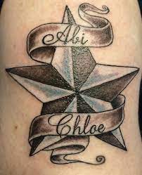 In russian criminal jargon or fenya (феня), a full set of tattoos is known as frak s ordenami (a tailcoat with decorations). Nautical Star With Names By Nicki Saz Tattoo Studio Tattoos Star Tattoos Tattoo Studio