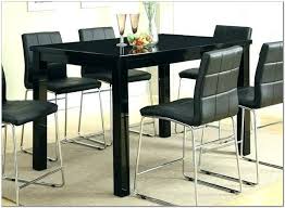 9pcs Contemporary Black Counter Height Dining Table 8 Stools Set Counter Height Dining Table Table Dining Table