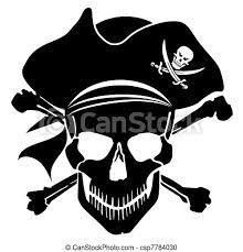 Comment décorer le chapeau de pirate ? Crane Croix Os Capitaine Chapeau Pirate Clipart Crane Croix Illustration Os Capitaine Chapeau Pirate Canstock