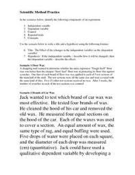 Scientific Method Scenarios Worksheet Scientific Method Science Worksheets Scientific Method Worksheet