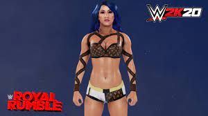 By josh coulson published feb 01, 2021 Wwe 2k20 Sasha Banks Royal Rumble 2021 Attire Model Entrance Finisher Victory Youtube
