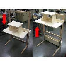 Convertible Standing Sitting Desk For 200 Escritorios Muebles Madera