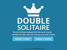 3 card (1 pass) klondike welcome to 247 klondike.com, a smorgasbord of all things klondike solitaire! Play Double Klondike Solitaire Two Deck Card Game