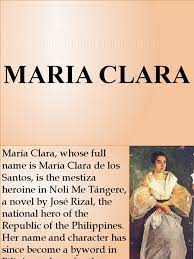 Maria (given name), a popular given name in many languages placenames extraterrestrial. Maria Clara Philippines