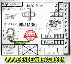 Syair Togel Hongkong Hari Ini 15 April 2019 Binatang Mei 14 April