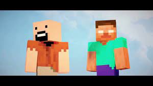 كيف بدأ عالم ماين كرافت هيرو براين ضد نوتش youtube