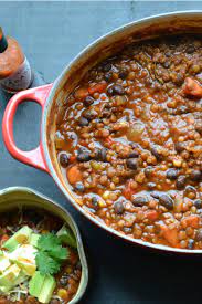 The low carb recipes in this cookbook are packed with protein from vegetarian protein sources such as tempeh, quinoa, beans and lentils. Black Bean And Lentil Chili Taste Love And Nourish