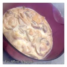 Sauce Creme Champignons Au Thermomix Les Delices De Guigui Sauce Creme Champignon Creme De Champignons Recette