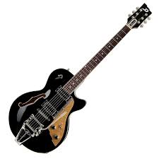 Duesenberg Starplayer Tv Custom Semi-Hollowbody Electric Guitar - Black |  Sweetwater