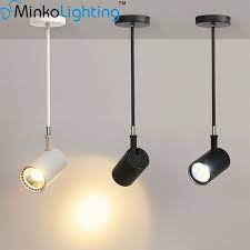 Led Telescopic Boom Cob Super Bright Wall Mounted Long Spotlight Surface Mounted Spotlight Ceiling Cob Spotlight Bright Walls Ceiling Lights Ceiling