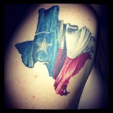 The state itself is the most popular image used to showcase an identification with texas. Tato