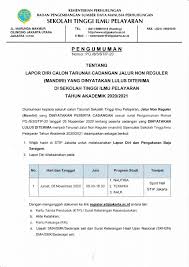 Akses tautan lapor diri online di situs kementerian luar negeri: Pengumuman Tentang Lapor Diri Calon Taruna I Cadangan Jalur Non Reguler Mandiri Yang Dinyatakan Lulus Diterima Di Sekolah Tinggi Ilmu Pelayaran Tahun Akademik 2020 2021 Stip Jakarta